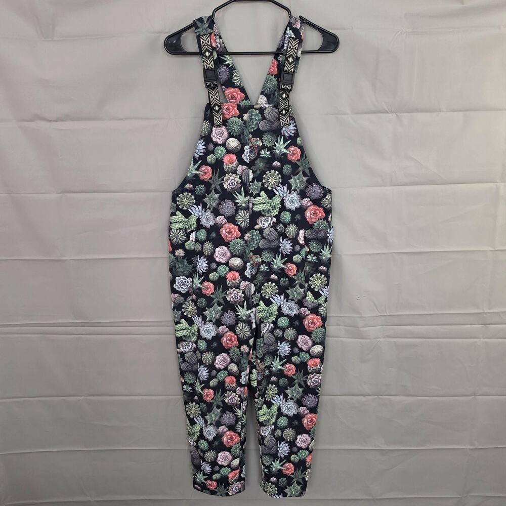 KAVU Overalls Womens XS San Blas Greenhouse Cactus Succulent Stretch Outdoor